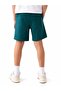 Gap boys' elastic waist logo detail shorts - green - 3