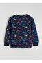 Peak New Season Navy Blue Patterned Boys' Pajama Set - 4