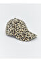 Peak New Season Brown Leopard Patterned Women's Cap Hat - 2