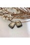 Gray Enamel Mini Hoop Earrings Bijouterie Stylish Antiallergic Women's Earrings Gift Modern Models - 6