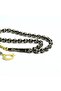 Cage Model Brass Workmanship Oltu Stone Prayer Beads - 2