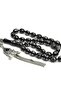 Beyzi Cut Double Triangle Oltu Stone Prayer Beads