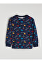 Peak New Season Navy Blue Patterned Boys' Pajama Set - 2