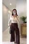 Dlvin Yusre Stone Buttoned Long Sleeve Blouse - 3