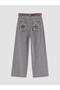 Two Mt Shop Quality Lcw Kids Mixed Wideleg Girls' Jeans with Belt - 2