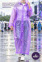 2Pcs Nylon Pocket Raincoat – Hooded 2 Micron Thin Transparent Raincoat, Polyurethane/Pvc, with Snap Fasteners, Unisex, Miting Festival Concert Raincoat Poncho