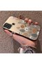 Samsung Galaxy A21S Compatible Retro Daisy Moon and Leaf Pattern, Rigid Case, Full Protection - 2
