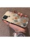 Realme C25Y/C21Y Compatible Retro Daisy Moon and Leaf Pattern, Rigid Case, Full Protection - 2