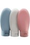 2 Pieces Travel Type Care Product Organizer – Plastic Travel Cosmetic Filling Set, Cream Container, Bottle and Spatula, Travel Toiletry Organizer - 2