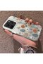 Redmi Note 14 4g Compatible Retro Daisy Moon and Leaf Pattern, Hard Case, Full Protection - 2