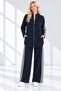 Women's 2-Piece Knitwear Set with Sleeve Stripes