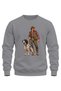 Hunter and Hunting Dog Printed Sweatshirt – Hunting Outdoor Hunting Design