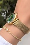 New Season Green Dial Women's Wristwatch – |   Bracelet with Gift |   2 Years Warranty - 5