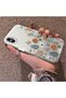 iPhone XS Max Compatible Retro Daisy Moon and Leaf Pattern, Hard Case, Full Protection - 2