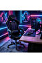 Ergonomic Gaming Chair with Thick Comfort Padding, Adjustable Reclining Backrest, 360° Swivel E-Sports Office Chair for Gaming & Working - 8