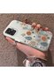 Samsung Galaxy A07 4g Compatible Retro Daisy Moon and Leaf Pattern, Rigid Case, Full Protection - 2