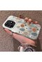 Tecno Spark 10 Pro Compatible Retro Daisy Moon and Leaf Pattern, Rigid Case, Full Protection - 2