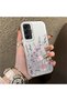 Samsung Galaxy A25 Compatible Light Purple Lavender and Wildflower Case, Elevated Lens Protection