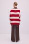 Oversize Striped Knit Sweater - 4