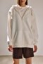 HOODED ZIPPERED OVERSIZE SWEATSHIRT - 3