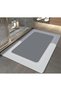 3 Pieces Rectangular Super Absorbent Bath Mat – Nappa Leather Surface, Non-Slip Rubber Base, 38X58 cm Bath Mat Bath Mat - 2