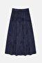 A-Cut Suede Skirt - 5
