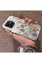 Realme C51/C53 Compatible Retro Daisy Moon and Leaf Pattern, Hard Case, Full Protection - 2