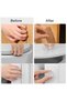 1 Piece Crystal-Looking Handle – Transparent Holding Device 5 cm X 2.3 cm 2 kg Capacity, Handle - 4