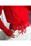 Red Belted Lace Cardigan - 70027 - 3