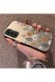Samsung Galaxy A14 4G/5G Compatible Retro Daisy Moon and Leaf Pattern, Rigid Case, Full Protection - 2