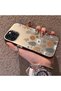 iPhone 15 Pro Max Compatible Retro Daisy Moon and Leaf Pattern, Hard Case, Full Protection - 2