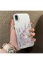 iPhone Xr Compatible Light Purple Lavender and Wildflower Case, Elevated Lens Protection