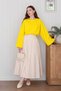 Women's Hijab Body Suit Yellow