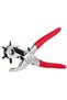 3 Pieces Belt Hole Punch Pliers – Metal 6-Head Rotating Belt Punch, Portable Belt Hole Punch - 2