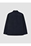 Two Mt Shop Quality Navy Blue Poplin Plain Standard & Regular Boys' Shirt Jacket - 3