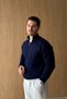 Alba Premium Hair Weave Half Zipper Stand Collar Men's Knitwear Sweater - 4