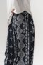 Azteca Pleated Shalwar with Elastic Waist and Cuffs - 6