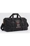 Unisex Black Gabardine Travel and Sports Bag 57X30X20 cm with Removable Shoulder Strap - 3