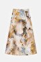 PATTERNED SATIN SKIRT - 5
