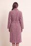 Prado Şalyaka Women's - Men's Bathrobe |   Unisex Bathrobe - Dressing Gown |   Water Absorbent - 100% Cotton - 3
