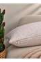 Gold Glitter Ecru Throw Pillow Cover 002 - 5
