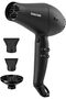 3-in-1 Hair Dryer, Negative Ion Salon Blow Dryer with 2600W BLDC Motor, 2 Speed 3 Heat, Fast Dry, 2 Nozzles & 1 Diffuser for Straight & Curly Hair