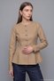 Premium Peplum Form Camel Ceket - 3