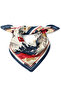 Ataturk and Turkish Flag Pattern Scarf Bandana 50X50 cm - 2