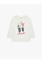 Ataturk Printed Cotton Crew Neck Long Sleeve T-Shirt - 5