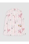 Girls' Pajama Set Cotton Long Sleeve Shirt Collar Buttoned Striped Dog Printed Bottom Top - 4