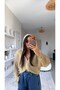 Metallic Knitted Premium Cardigan with Gold Zipper - 6