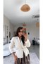 Premium Knitwear Cardigan with Vanilla Buckle Belt - 3