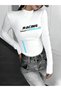 Long Sleeve Urban Racing Graphic Printed Blouse Body