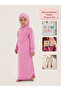 Islamic One-Piece Girls' Prayer Dress - Rosary - Magnet Set